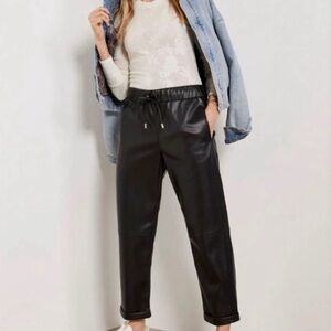 Black Women's Evereve Leather Pants
